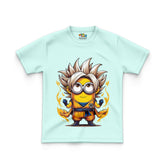 Minion dressed as a Super Saiyan.